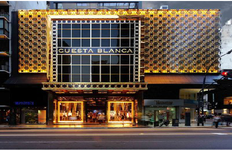 独山门头设计与商业空间的纽带。