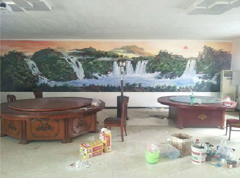 独山墙绘-写实风景