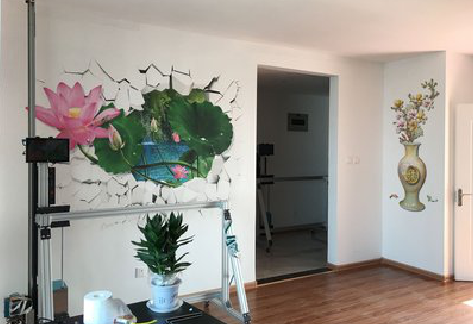 独山墙体彩绘相比墙纸的优势。